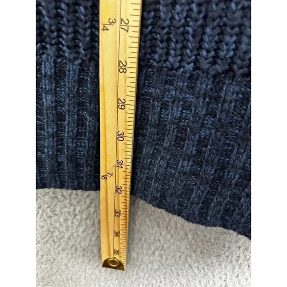 st. johns bay sweater dress womens large blue short sleeve v neck‎ pullover knit - Picture 3 of 6